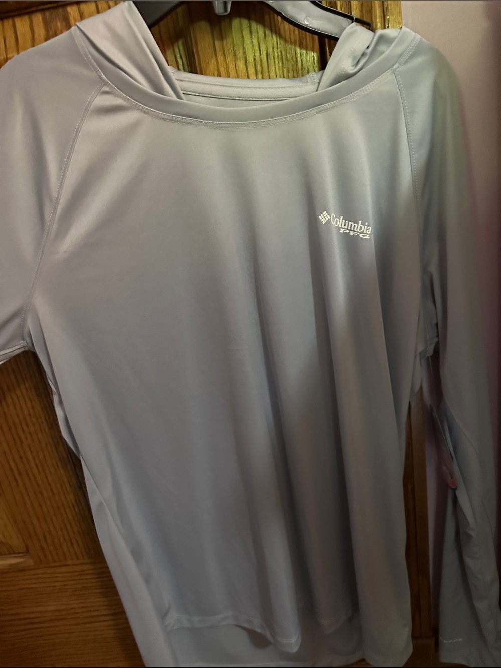 Columbia Women’s Long-Sleeve Light Blue Performance Shirt